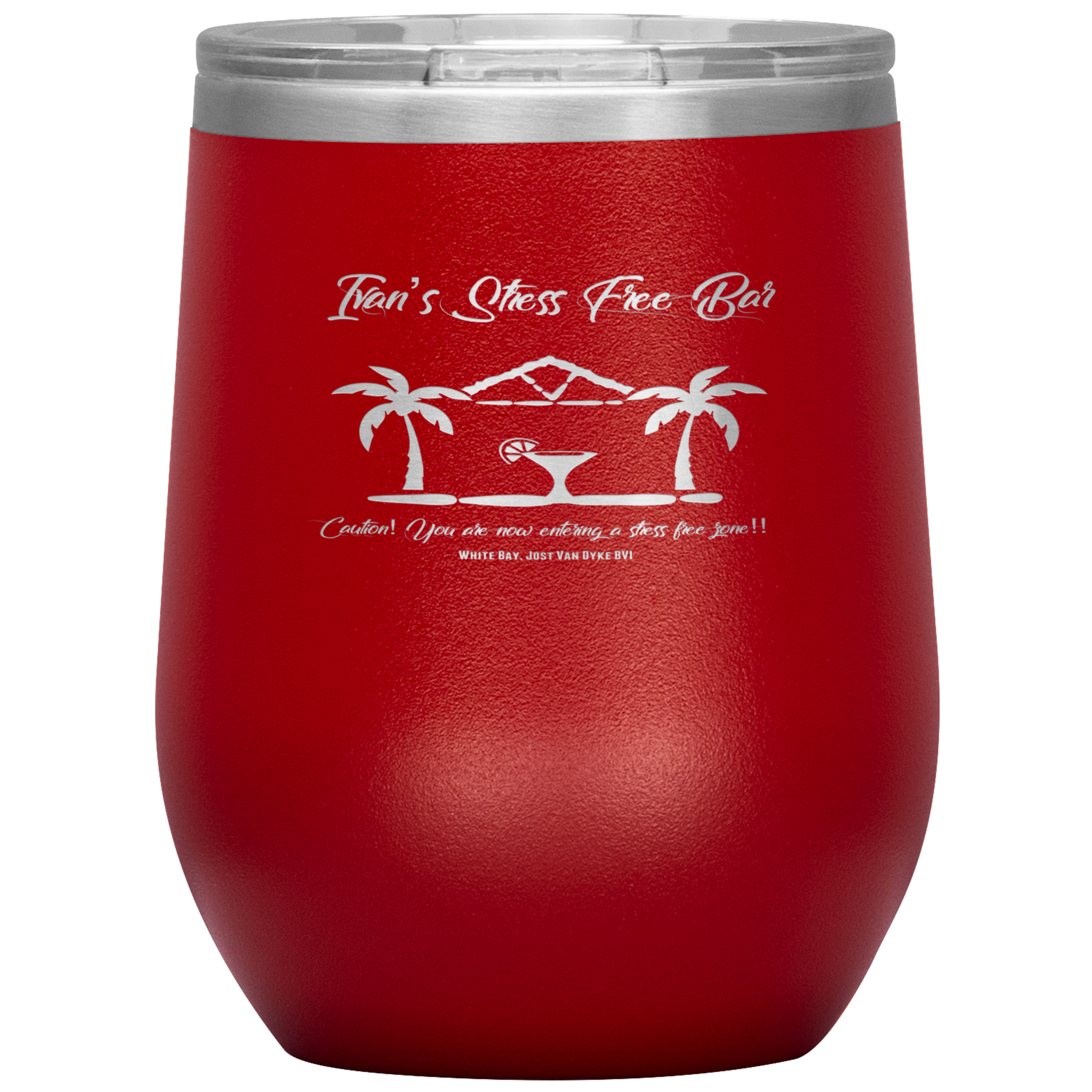 Official Ivan's Logo Wine Tumbler