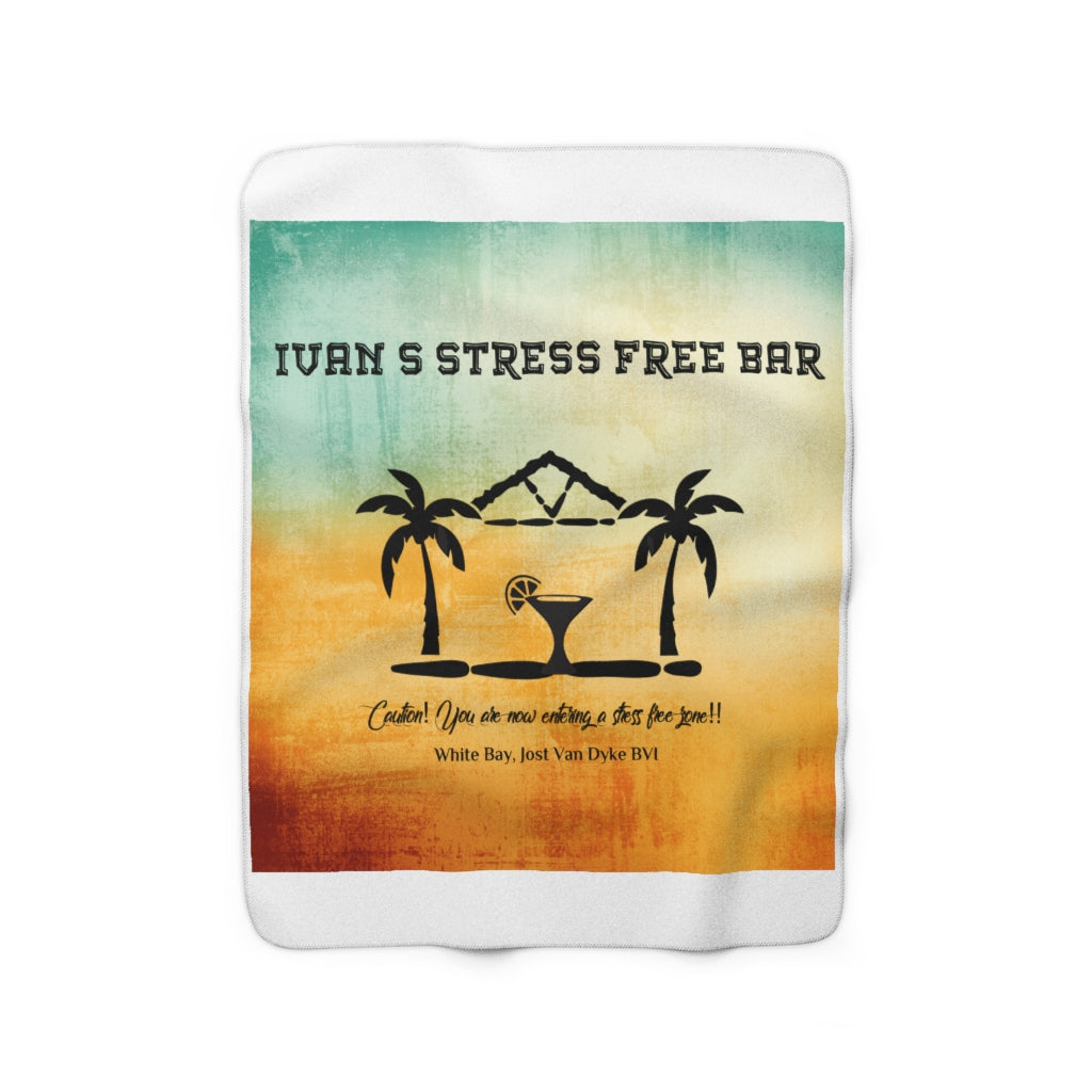 Official Ivan’s Logo Sherpa Fleece Blanket