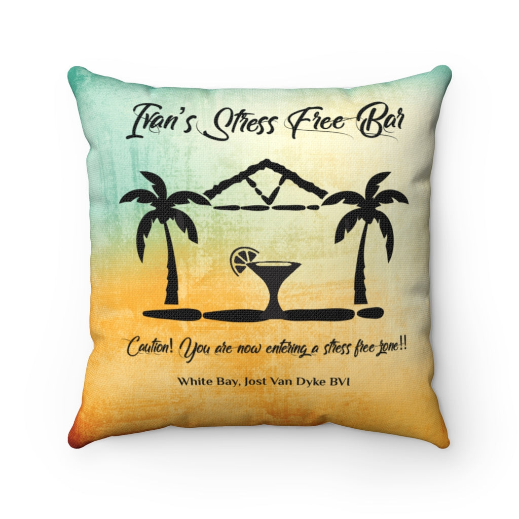 Official Ivan’s Logo Spun Polyester Square Pillow