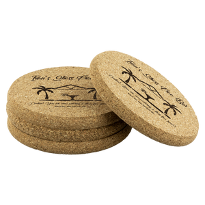 Original Ivan's Round Cork Coasters