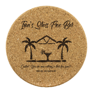Original Ivan's Round Cork Coasters